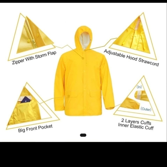 FWG Rain Jacket Size Small - Picture 8 of 8